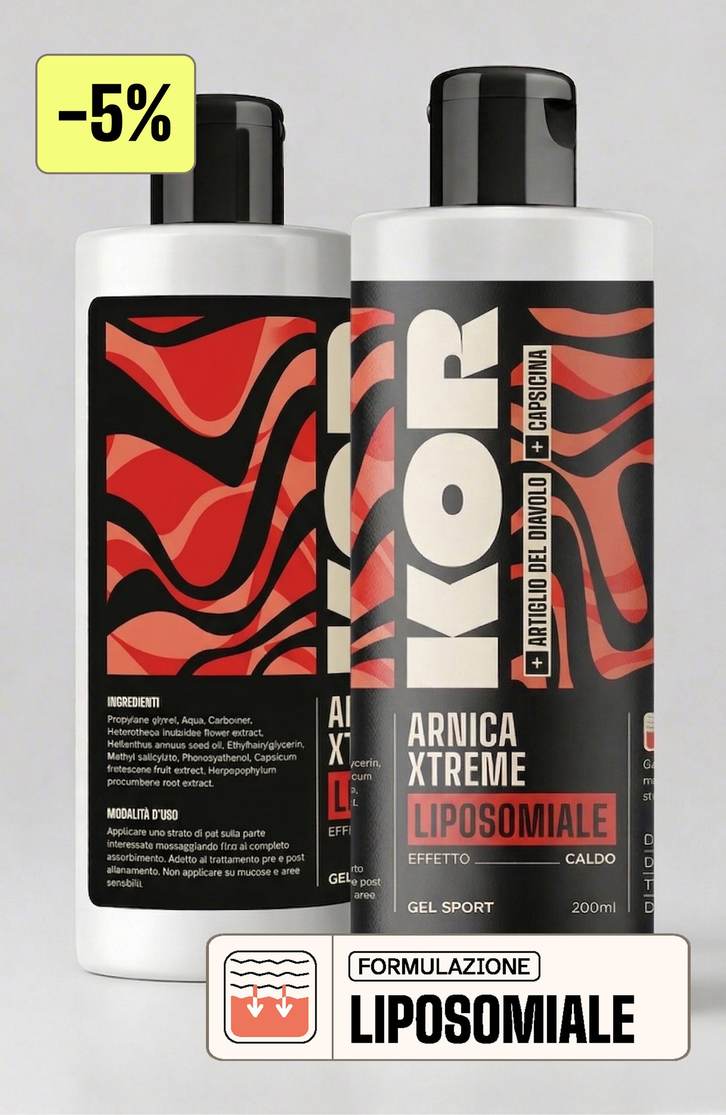 KOR Double Heat | Bundle 2x Arnica Effetto Caldo
